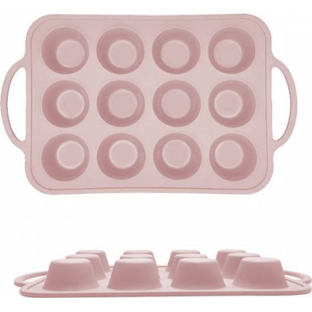 Muffinform aus Silikon 37,5x22cm beige