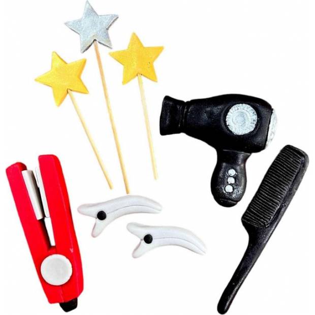 Zuckerdekoration Haarschmuck-Set