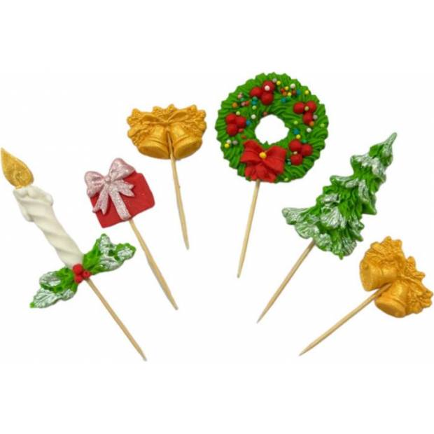 Weihnachtlicher Tortenstecker