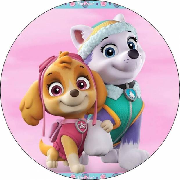 Essbares Papier Paw Patrol - Skye und Everest