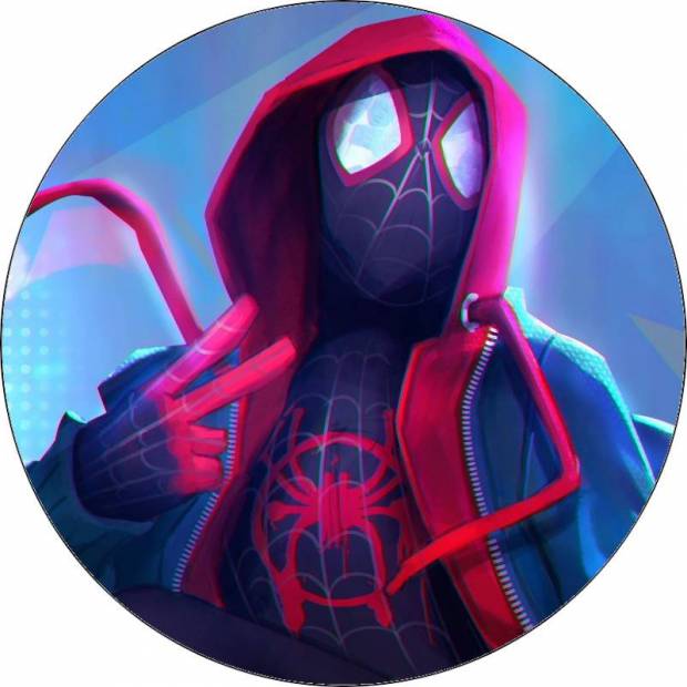 Spiderman aus essbarem Papier im Sweatshirt