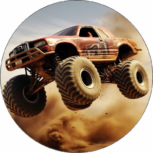 Essbares Papier Monster Truck 19,5cm