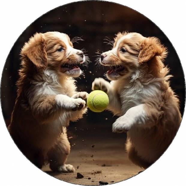 Essbare Papierhündchen 19,5cm