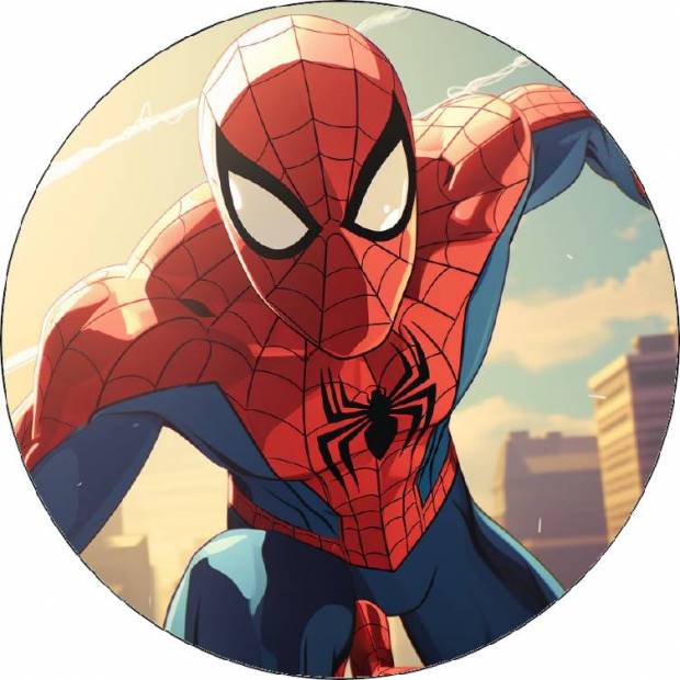 Spiderman essbares Papier 19,5cm