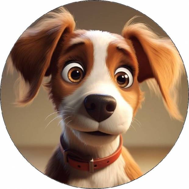 Essbarer Papierwelpe 19,5cm