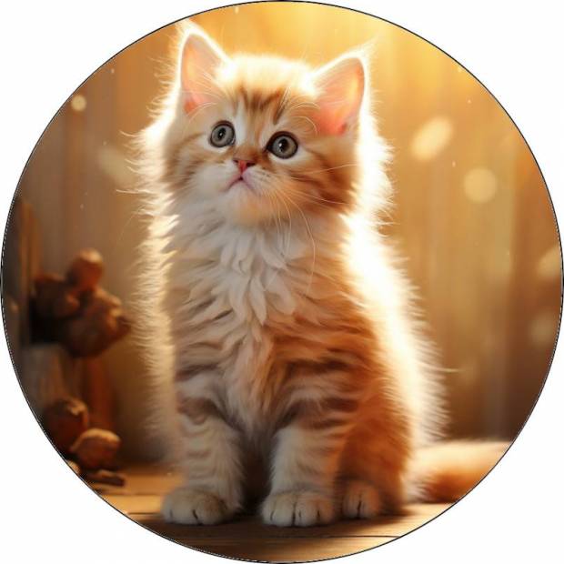 Essbares Papierkätzchen rot 19,5cm