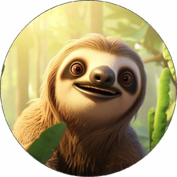 Essbares Papierfaultier 19,5cm