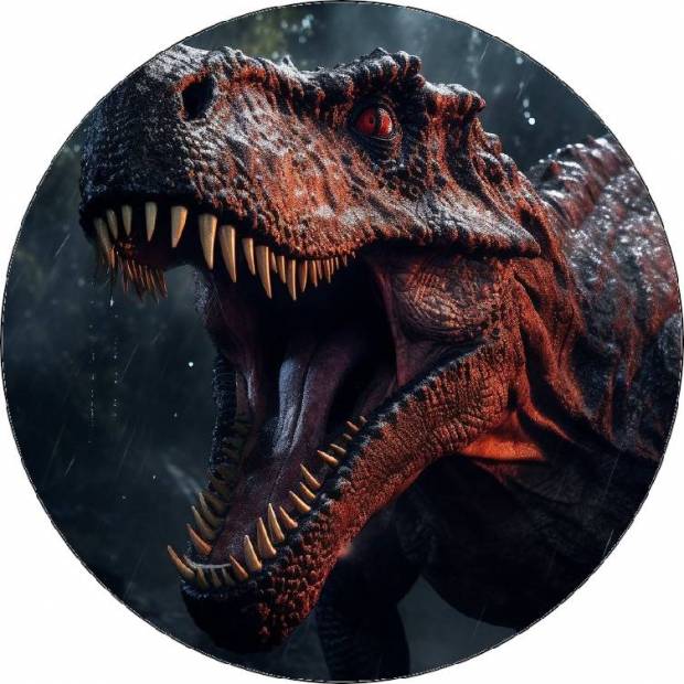 Essbarer Papier-Tyranosaurus 19,5cm