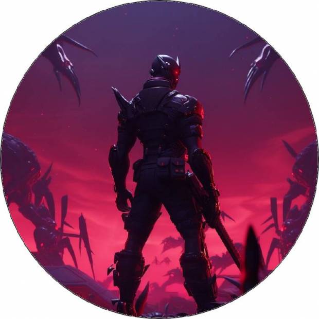 Essbares Papier Fortnite Schütze 19,5cm