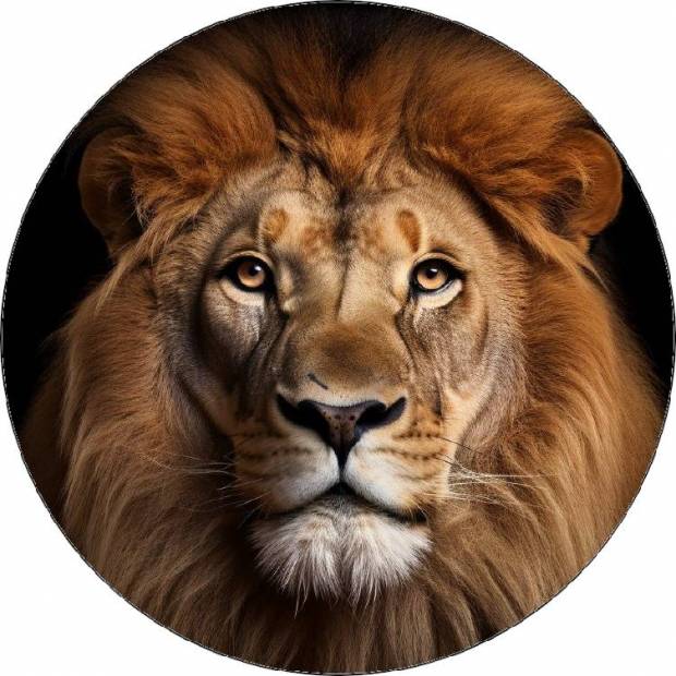 Essbarer Papierlöwe 19,5cm