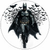 Essbares Papier Batman schwarz-weißes Motiv 19,5 cm