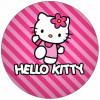 Hello Kitty im rosa Outfit 19,5 cm