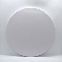 Kuchenstern Unterlage für Kuchen FESTes weißes Muster Traube Kreis 23 cm 9