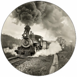 Essbare Papierbahn schwarz-weißes Motiv 19,5 cm