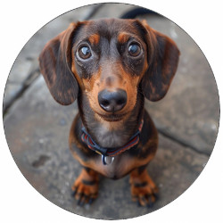 Jedlý papír jezevčík 19,5 cm