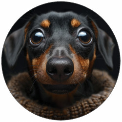 Essbarer Papierdackel 19,5 cm