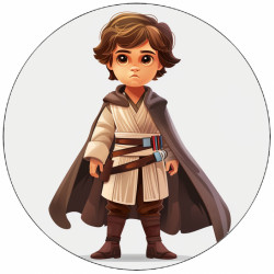 Essbares Papier Star wars Luke Skywalker 19,5 cm
