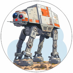 Essbares Papier Star wars AT-AT Walker 19,5 cm