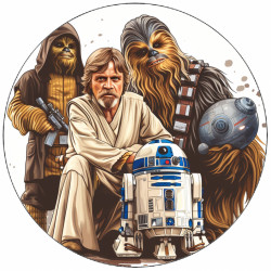 Essbares Papier Star wars 19,5 cm