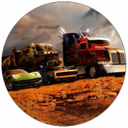 Essbares Papier Transformers Autos 19,5 cm