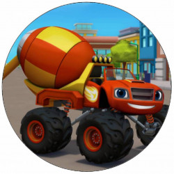 Essbares Papier Flamingo Mixer 19,5 cm