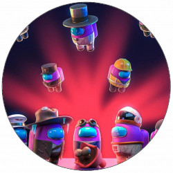 Essbares Papier Unter uns Team 19,5 cm