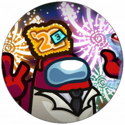 Essbares Papier Unter uns Feuerwerk 19,5 cm