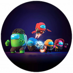 Essbares Papier Unter uns im Kampf 19,5 cm