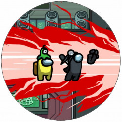 Essbares Papier Unter uns Flamme 19,5 cm