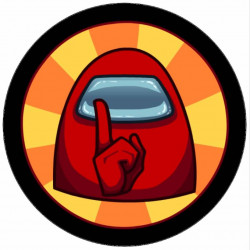 Essbares Papier Unter uns rote Figur 19,5 cm