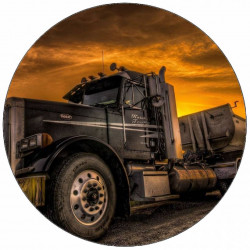 Essbares Papier Amerikanischer Lastwagen 19,5 cm