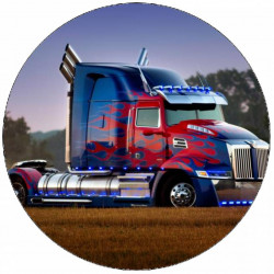 Essbarer Papier-Truck Optimus Prime 19,5 cm