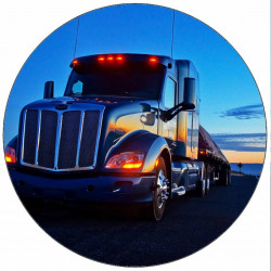 Essbarer Papier-LKW im Dunkeln 19,5 cm