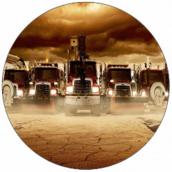 Essbare Papierwagen 19,5 cm