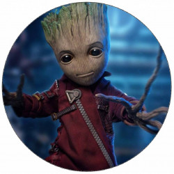 Groot essbares Papier mit Zweigen anstelle von Händen 19,5 cm