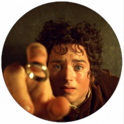Essbares Papier Herr der Ringe Frodo mit Ring 19,5 cm