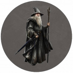 Essbares Papier Herr der Ringe Gandalf 19,5 cm