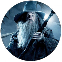 Herr der Ringe Gandalf mit Stab 19,5 cm