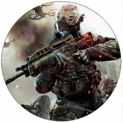 Essbares Papier Call of Duty Kämpfer 19,5 cm