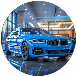 Essbares Papier BMW blau 19,5 cm