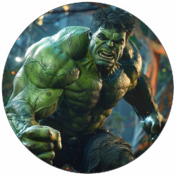Essbares Papier Hulk in Aktion 19,5 cm