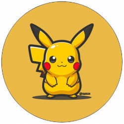 Pikachu essbares Papier 19,5 cm
