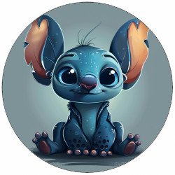 Essbares Papier Stich sitzend 19,5 cm