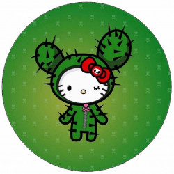 Hello Kitty im Kaktus-Kostüm 19,5 cm