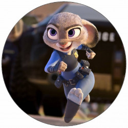 Essbares Papier Judy Hop in Aktion 19,5 cm