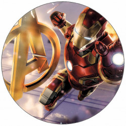 Essbares Papier Avengers Iron Man 19,5 cm