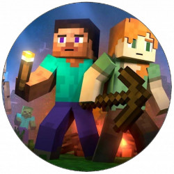 Minecraft Alex und Steve 19,5 cm