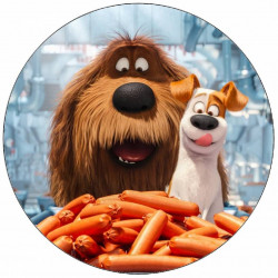 Essbares Papier Das geheime Leben von Max und Duke 19,5 cm