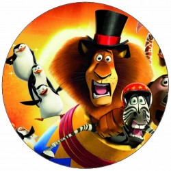 Essbares Papier Madagaskar Zirkus 19,5 cm