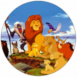 Essbares Papier König der Löwen 19,5 cm